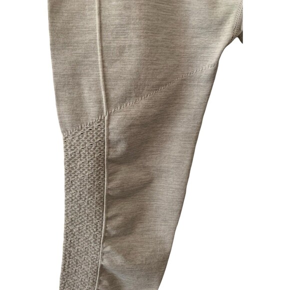 Fabletics Sync High-Waisted Leggings Perforated Side Light Grey Heather ~Small - Picture 7 of 12